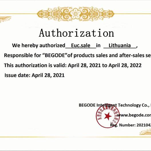 EUC.SALE official BEGODE Distributor in Europe.